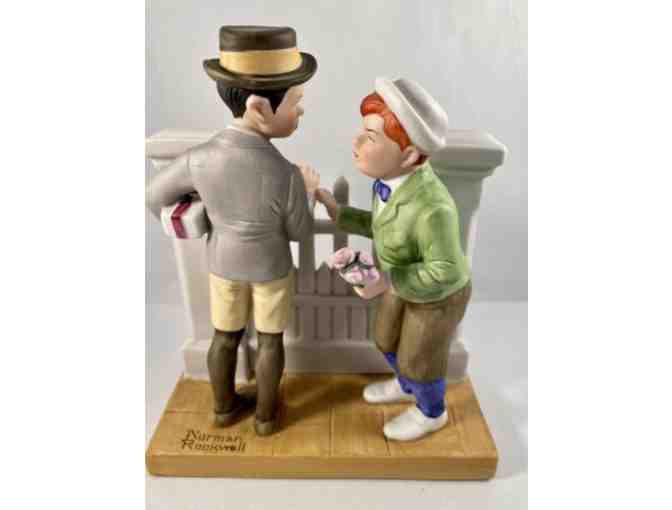 Norman Rockwell 'The Rivals' Vintage Figurine