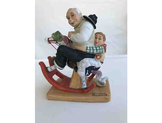 Norman Rockwell 'Gramps at the Reins' Vintage Figurine