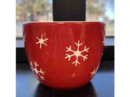 Red Snowflake Small Bowl