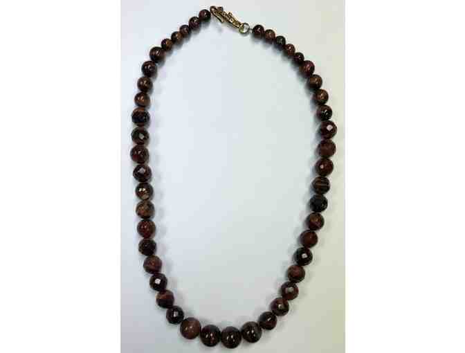 Choker with Red Tiger's Eye-Lot 64
