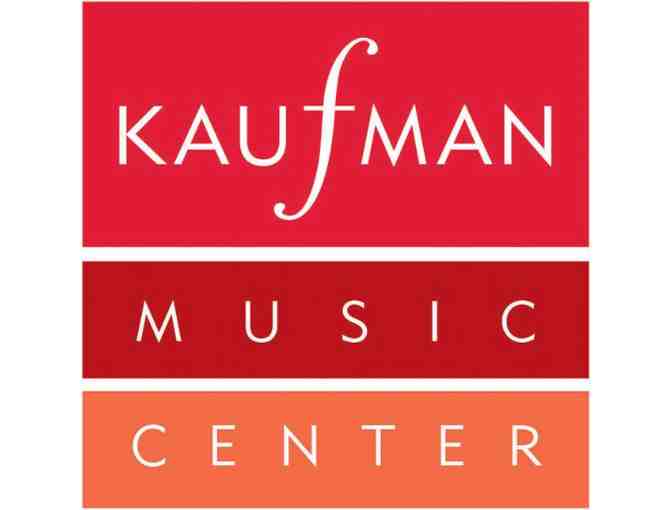 Two tickets to a performance at Merkin Hall - Kaufman Music Center