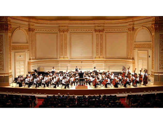 Two tickets for a performance in NYC's legendary Carnegie Hall
