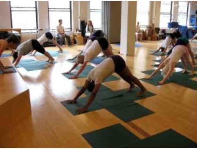 Three-class gift certificate for the Iyengar Yoga Association of Greater NYC