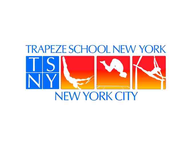 Two gift certificates for a flying trapeze class at Trapeze School of New York
