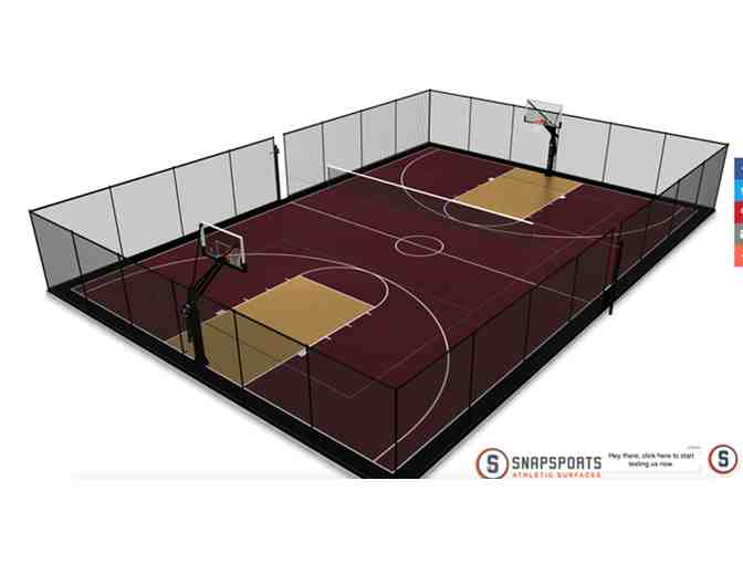 Fund-a-Need Outdoor Basketball &amp; Volleyball Court ($1000) - Photo 1