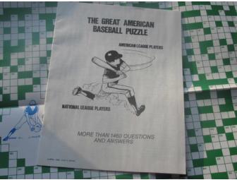 The Great American Baseball Crossword Puzzle