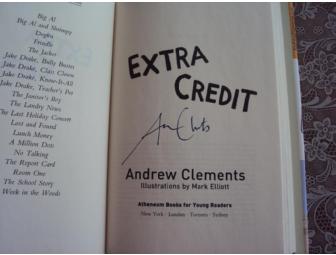 'Extra Credit' Autographed by Andrew Clements