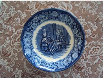 Staffordshire Dishes - Liberty Blue Pattern