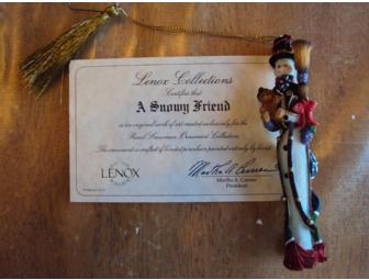 Lenox 'A Snowy Friend' Christmas Ornament
