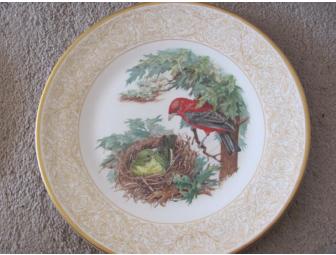 Boehm 'Scarlet Tanager with Pin Oak' Collectible Plate