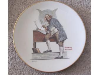 Norman Rockwell Commemorative Plate