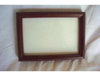 Set of 5 wooden photo frames