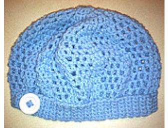 Custom-Made Crocheted Hat and Scarf Set