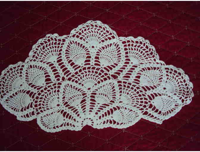 Vintage Crochet Linens Set 1