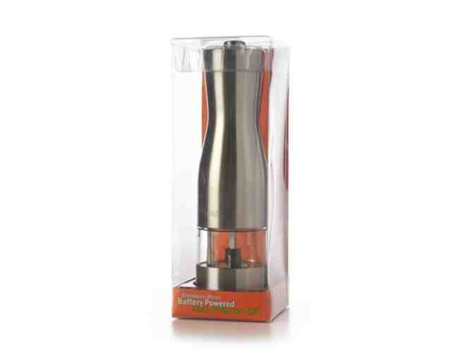 iTouchless Stainless Steel Salt or Pepper Mill