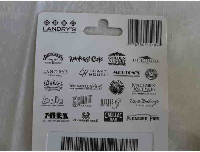 $50.00 Dining Gift Card to Select Landry Restaurants