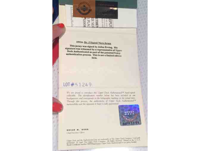 Autographed 'Dr. J' Jersey