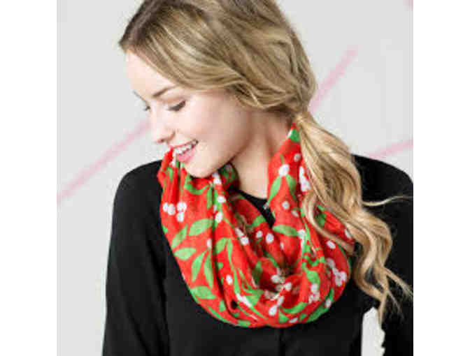 Mixed Bags - Holly Berries Infinity Scarf