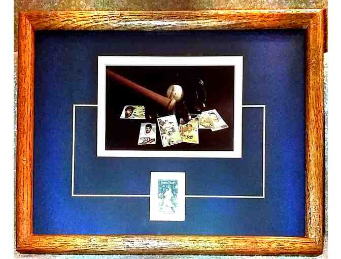 Framed Babe Ruth Postage Stamp