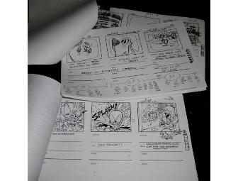 Warner Brothers Animation Hand Drawn Storyboard Package