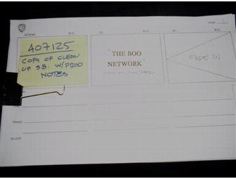 Warner Brothers Animation Hand Drawn Storyboard Package