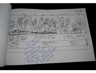 Warner Brothers Animation Hand Drawn Storyboard Package