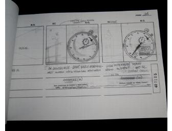 Warner Brothers Animation Hand Drawn Storyboard Package