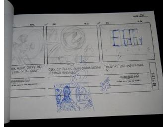 Warner Brothers Animation Hand Drawn Storyboard Package