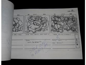 Warner Brothers Animation Hand Drawn Storyboard Package