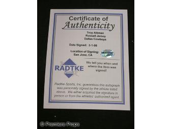 Troy Aikman Signed Cowboys Jersey