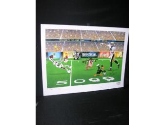 Drew Brees Signed Limited Edition Warner Bros Looney Tunes Lithograph