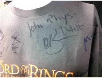 Lord of the Rings Cast Autographed T-Shirt