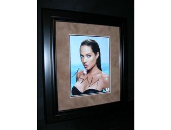 Angelina Jolie Signed & Framed Display
