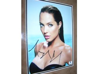 Angelina Jolie Signed & Framed Display