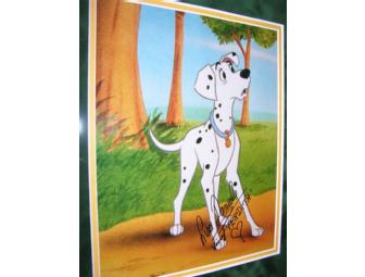 101 Dalmatians 8x10 Lisa Daniels Signed Display