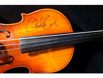 Charlie Daniels Stage Played Autographed Violin