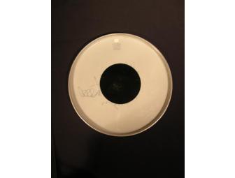 Drum Head Signed By Mick Fleetwood, Joe Walsh & Ron Thompson