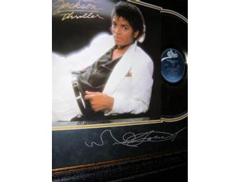 Michael Jackson Laser Engraved Gold Album Display