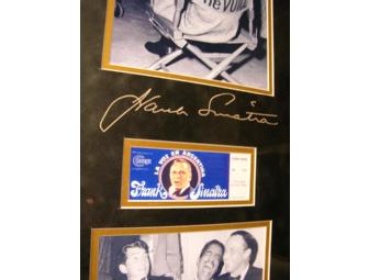 Frank Sinatra Laser Engraved Display (m)