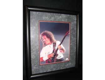 Brian May Signed And Framed Photo