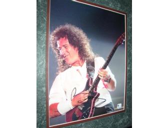 Brian May Signed And Framed Photo
