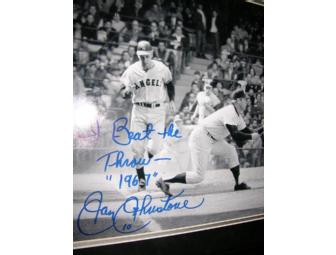 Jay Johnstone W/ Mickey Mantle Photo