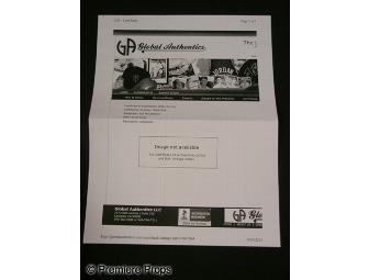 Rue McLanahan Signed & framed Index Card