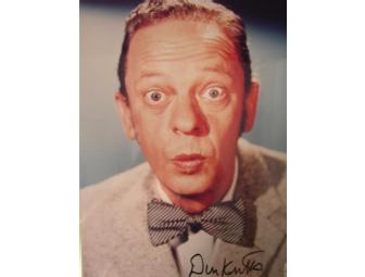 Don Knotts Signed Framed Display