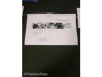 Walter Lantz Signed/Framed Check Display And Woody Woodpecker Photo Display