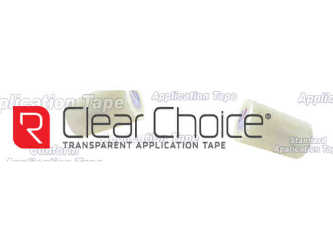 R Tape Clear Choice high-tack application tape