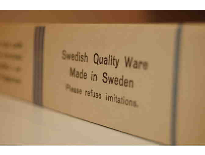 Vintage Swedish silverplate Ice Tongs.
