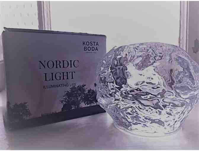 Kosta Boda Snowball Crystal Glass Votive