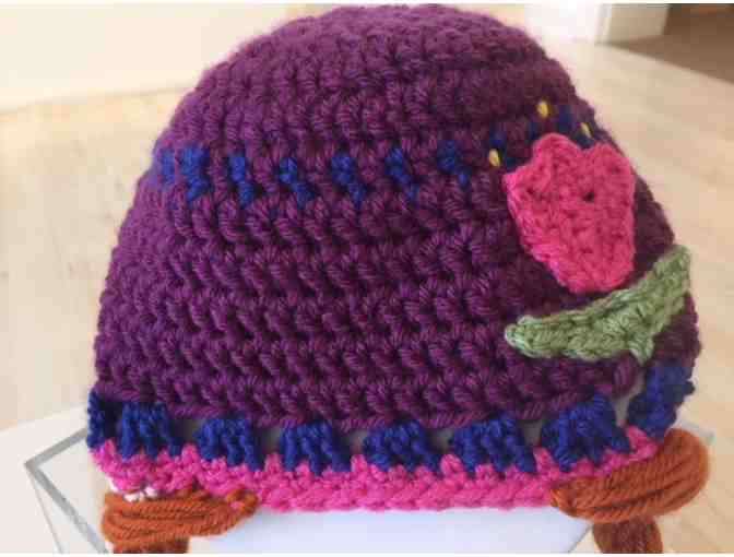 Crochet Infant/Toddler Hat - with Braids - Photo 2