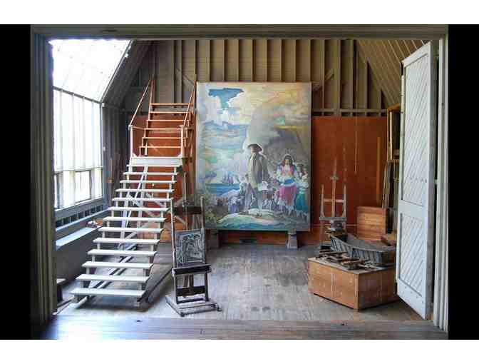Private tour for 8 guests of the N.C. Wyeth House and Studio and N.C. Wyeth Great Illustrations book